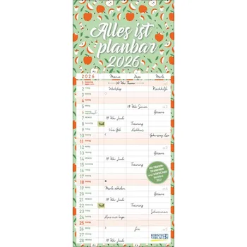 Familientimer Alles ist planbar 2026 - Korsch Verlag