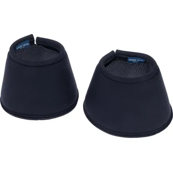 Koňské kamaše Nomad Tales sada kamaše a zvony na kopyta, černé, sada 2 ks zvony na kopyta vel. M pro koně