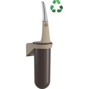 SAPHO - SKIN WC štětka závěsná, ABS, písková A92901SD, VÝPRODEJ