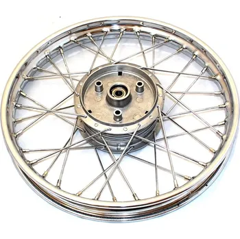 Kolo pro motocykl Kolo na Simson S51 s chromovaným výpletem