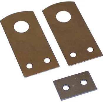 Elektroinstalace pro motocykl Držák klaksonu dvousedadlový Pionýr, Jawa 90 - (sestava pro přinýtování na tělo klaksonu)