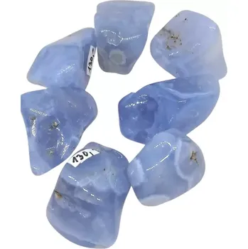 Drahý kámen Chalcedon modrý Malawi AA