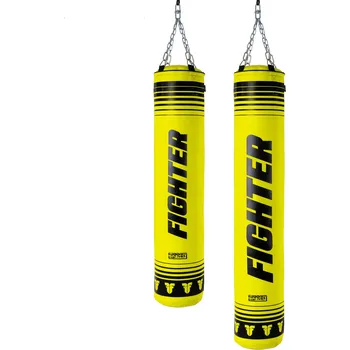 Boxovací pytel Fighter boxerský pytel XTR 150 a 180cm - neon/černá 180 cm