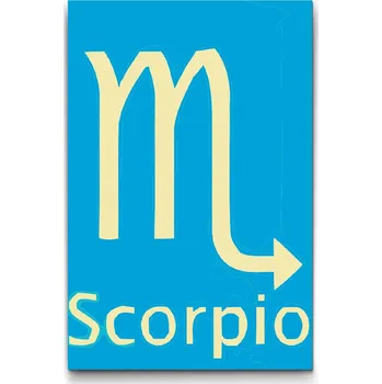Malování podle čísel - Znamení zvěrokruhu - Scorpio Velikost: 20x30cm, Rámování: Pouze srolované plátno