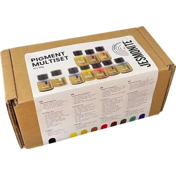 Speciální výtvarná barva Jesmonite pigment sada barev 10 x 50 g