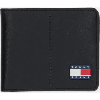 Peněženka Peněženka Tommy Jeans pánská, černá barva, AM0AM13409 99X, vel. ONE SIZE