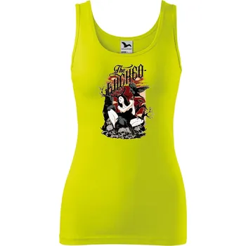 DOBRÝ TRIKO Dámské tílko s potiskem Wicked Velikost: 2XL, Barva: Limetková