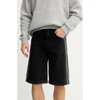 Džínové šortky adidas Originals Firebird JC6719 černá 99X, vel. 40