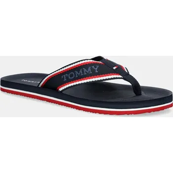 Pánské žabky Žabky Tommy Hilfiger COMFORT TH BEACH SANDAL pánské, tmavomodrá barva, FM0FM05510 59X, EUR 40