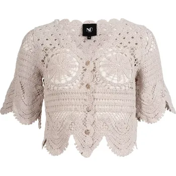 Top Nu Denmark 8419-65 světle béžový háčkovaný Velikost: 36