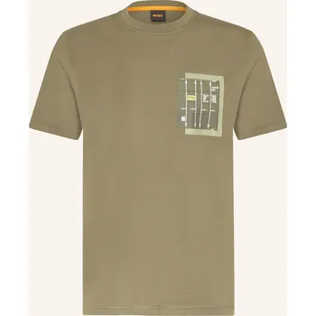 Pánské oblečení Boss Pánské Tričko Te_Container, zelená, L