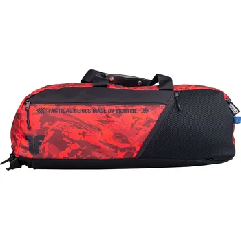 Sportovní taška Sportovní taška Fighter - bush/camo/red, FTS-14-BCM-RD M