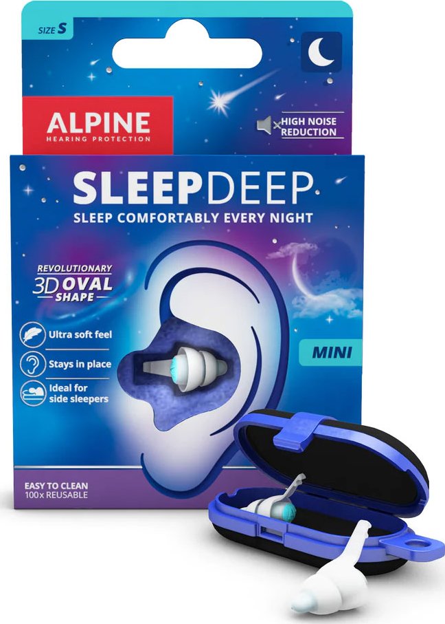 Alpine SleepDeep špunty do uší Velikost: S, Množství: 1 pár