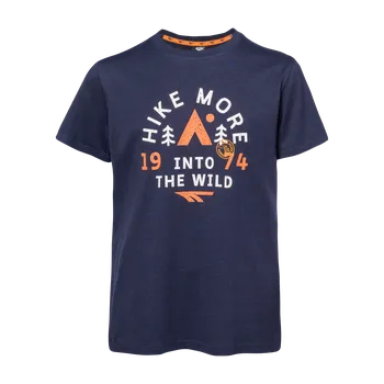 Dětské Tričko s krátkým rukávem HI-TEC ZAMIR JRB M000177772 – Tmavě modrá 164