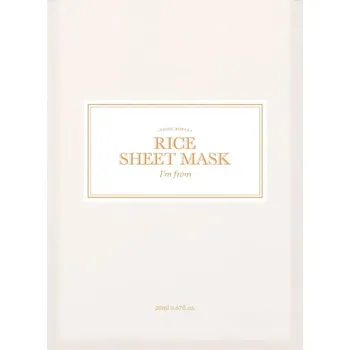 Pleťová maska Zjemňující plátýnková maska s rýžovým extraktem - I'm From Rice Sheet Mask
