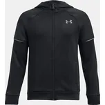 Chlapecká mikina UNDER ARMOUR AF STORM FZ HOODIE 1379285-001 ČERNÁ XS