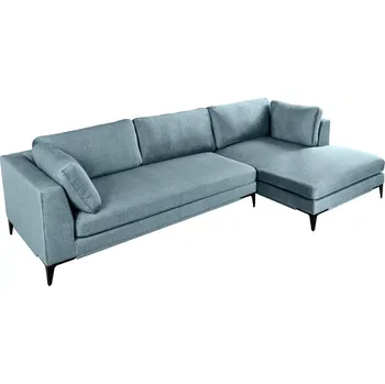 Sedací souprava Rohová pohovka SIGNUM XL 315 CM petrolejová samet pravá