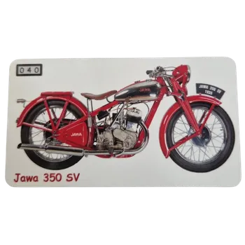 Dekorativní magnet Magnetka - MOTORKA typ motorky: Jawa 350 SV
