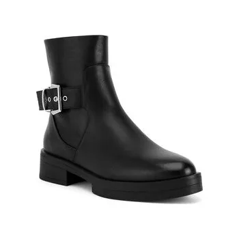 Dámské kozačky Jenny Fairy Polokozačky HY6137-1 Černá 37