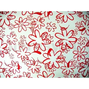 ubrus Ubrus s červenou kytkou TCG-1 - obdélník 140 x 220 cm