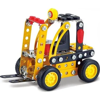 autíčko Stavebnice Malý mechanik vysokozdvižný vozík 127 ks