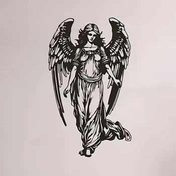 Obraz BAF Kovové nástěnné umění Anděl 40 x 23 cm