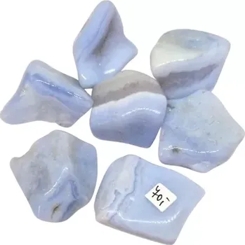 Přírodní kámen Chalcedon modrý z Malawi – přírodní minerál B kvality pro esoteriku a feng shui