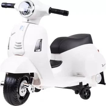 Dětské elektrovozidlo Emaga elektrická motorka Vespa GTS300 bílá