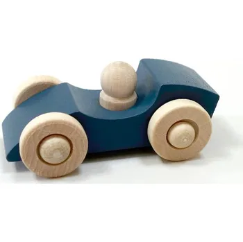 Dřevěná hračka Dřevěná formule Barva: Šedomodrá