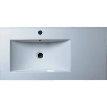 Umyvadlo Umyvadlo LAMIA s odkládací plochou vpravo, 90x46 cm