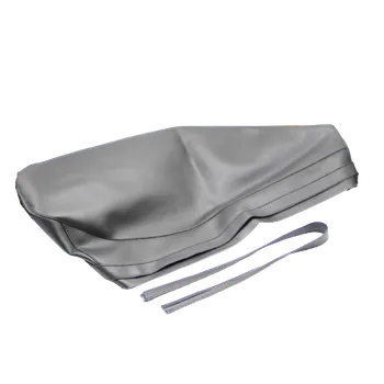 Moto sedlo Potah sedla ČZ 487 - černá koženka s jemnými vroubky (včetně pásku)