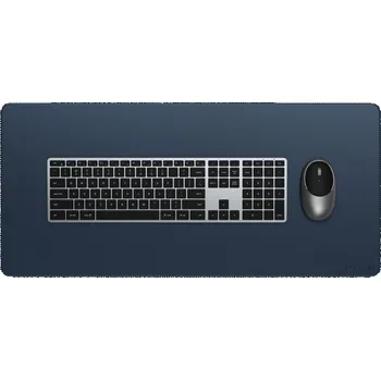 Stolní podložka Satechi veganská kožená podložka na stůl modrá Modrá