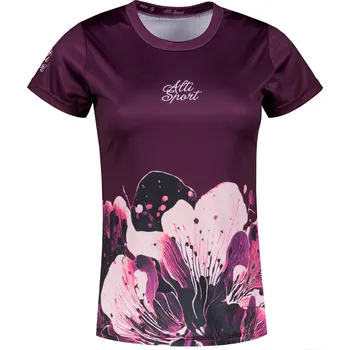 Dámské tričko Dámské funkční triko premium ALTISPORT VOJ/ALW090TR01 VÍNOVÁ L