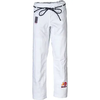 Bojový sport JU-SPORTS Kalhoty Brasilia bílé se šňůrkou Velikost: 160
