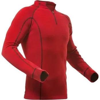 Pánské tričko Thermo tričko PFANNER MERINO SHIRT LONG SLEEVES - červená M