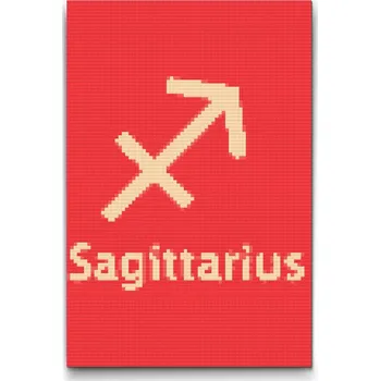Diamantové malování Diamantové malování - Znamení zvěrokruhu - Sagitarius Velikost: 40x60cm, Rámování: Pouze srolované plátno, Diamanty: Kulaté