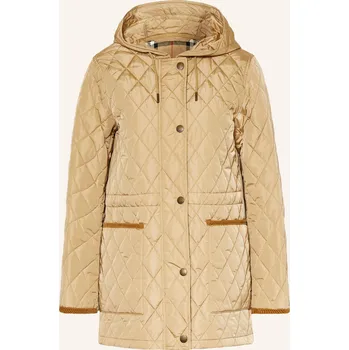 Burberry Dámská Prošívaná Bunda, béžová, 38
