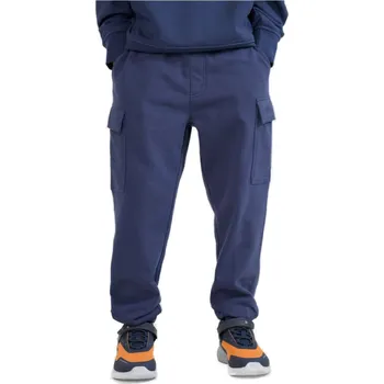 Dámské oblečení Chlapecké tepláky 4F JUNIOR-TROUSERS CAS M0964-22S-ANTHRACITE Šedá 164