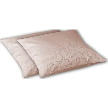 Dekorativní polštářek Damaškový dekorační polštářek 40x40 EXCELLENT TENCEL Šepot větviček pudrově růžový