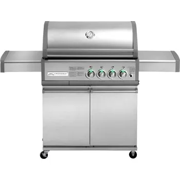 Zahradní gril HEATSTRIP Crossray Plus 4 TCS4EU30-S stříbrný