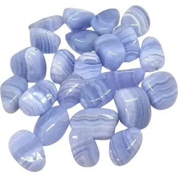 Přírodní kámen Chalcedon modrý z Namibie – přírodní minerál v AA kvalitě pro esoteriku, léčení a feng shui