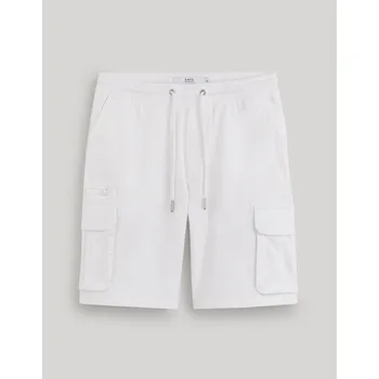 Pánské kraťasy Celio Plátěné cargo kraťasy Doribm 1126857 Bílá XXL