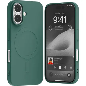 Mercury Ochranný kryt na iPhone 16 - Mercury, SemiSilicon MagSafe Green