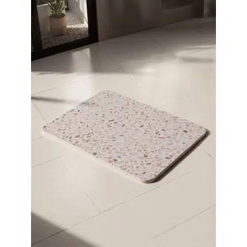 Protiskluzová podložka Sinsay - Rychleschnoucí diatomitová koupelnová podložka - béžová - 931GE-08X - 931GE-08X-ONE