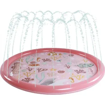 Hračka pro nejmenší Little Dutch Stříkací hrací podložka Ocean Dreams Pink