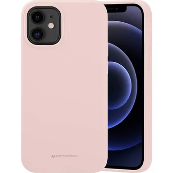 Mercury Ochranný kryt pro iPhone 12 mini - Mercury, Silicone Pink Sand