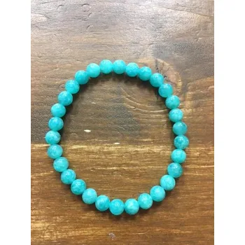 Drahý kámen Náramek Amazonit 0,6 cm