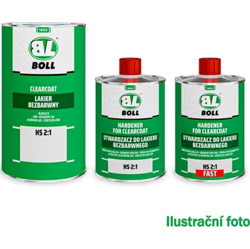 Autodílna BOLL Bezbarvý lak HS 2:1 1000ml, 001662