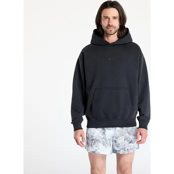 Pánská mikina Mikina Nike Solo Swoosh Men's French Terry Pullover Hoodie Black/ Black XS