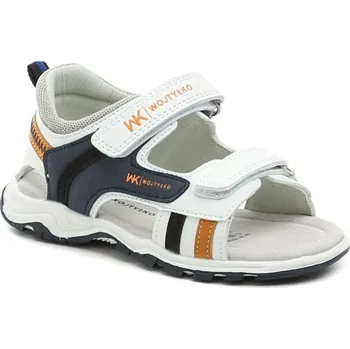 Chlapecké sandály Wojtylko 1S25398B bílo modré dětské sandály EU 26 + DÁREK